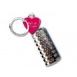 Wine Bottle Keyring with charm