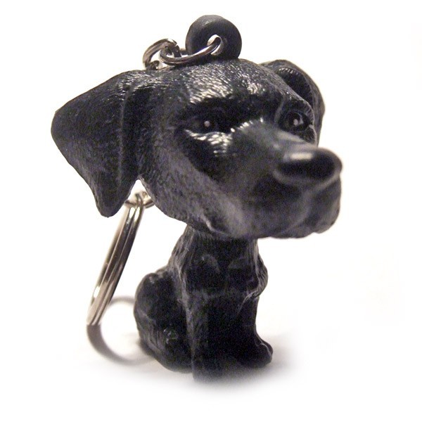 Dog Keyring - Black