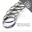 38mm Split Rings PACK 100