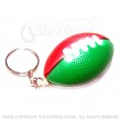 PACK 6 - Rugby ball keyring