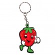 Smiley Strawberry Keyring