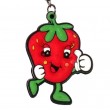 Smiley Strawberry Keyring