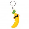 Smiley Banana Keyring