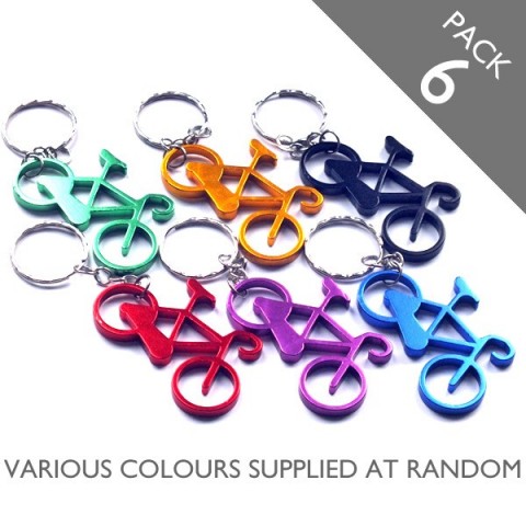 Bicycle Keyring - Pack 6