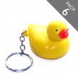 Yellow Duck Keyring - Pack 6