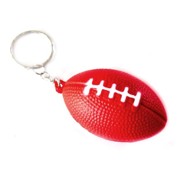 American Football / Rugby Keyring (red)