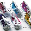 Sports Shoe Trainer Keyring - Bright colours