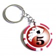 Casino Poker Chip Keyring