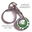 Trolley Coin Keyring - Poker Chip