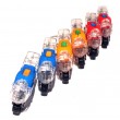 PACK 6 Motorbike LED Torch keyring