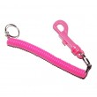 Plastic Belt Clip Keyring (phone cord style spiral)