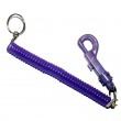 Plastic Belt Clip Keyring (phone cord style spiral)