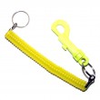 Plastic Belt Clip Keyring (phone cord style spiral)