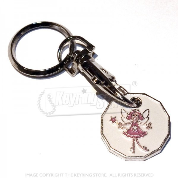 Fairy Trolley Coin Keyring - 12 sided £1