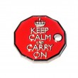 Keep Calm Trolley Coin Keyring - 12 sided £1