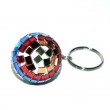 27mm Mirror Multicolour Disco ball keyrings - pack 10