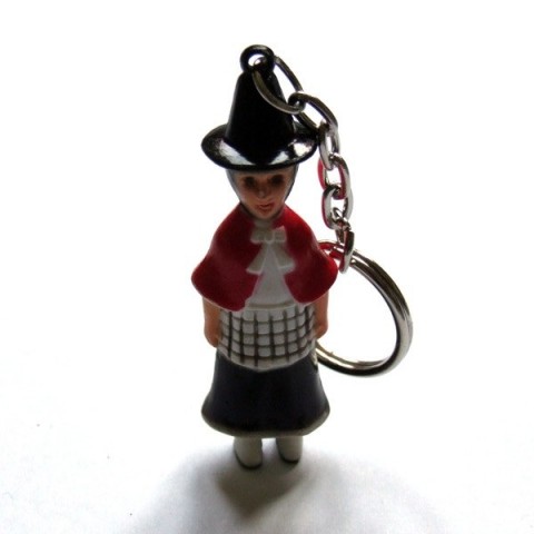 Welsh Dress Lady Keyring