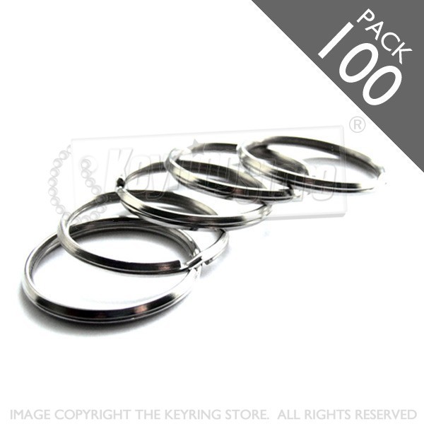 28mm Bevelled Split Rings PACK 100