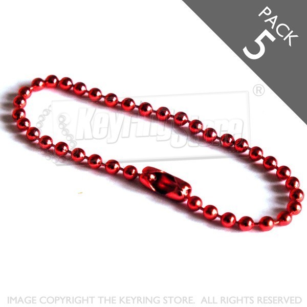 Ball Chain (red) - Pack 5