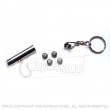 LED Metal Torch Keyring - Premium