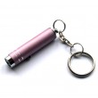 LED Metal Torch Keyring - Lilac Pink - Premium