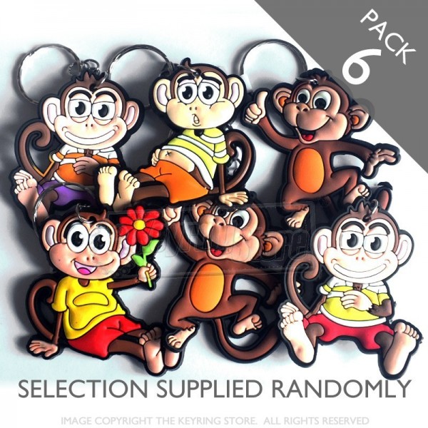 Cheeky Monkey Keyrings