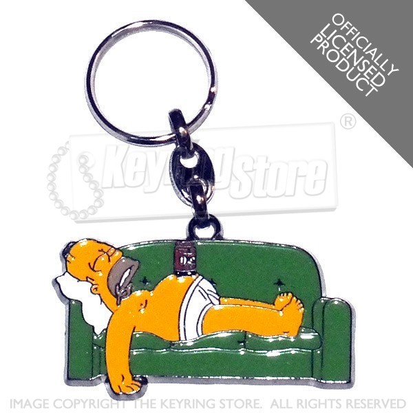 The Simpsons Keyring - Homer Sofa