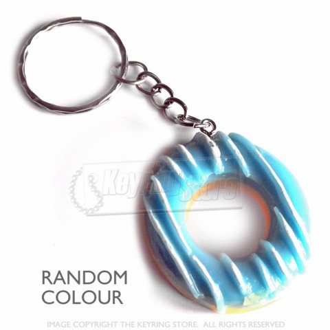 Iced Doughnut Keyring