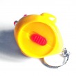 Yellow Duck LED Torch keyrings - Pack 6