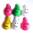 Smiley Light bulb LED keyring