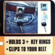 Multi ring belt Keyring
