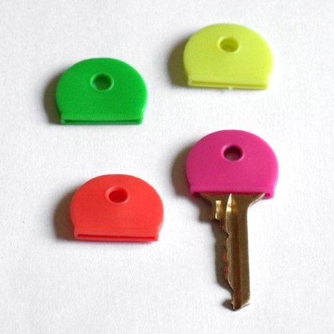 Key Caps - Set of 4 bright colours to identify your keys