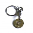 Trolley Coin Keyring - U Jack British Flag