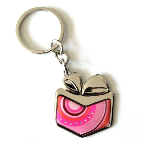 Gift Present Diamanté Keyring