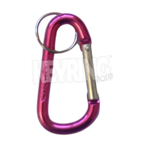 70mm Carabiner Keyring LARGE - various colours