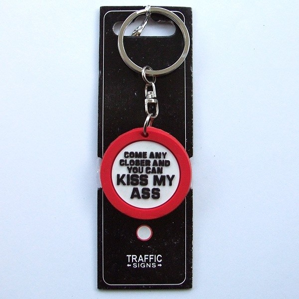 Road Sign Keyring - Come Closer and...