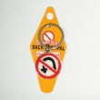 Road Sign Keyring - No U Turn