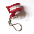 Novelty Mini Teeth Keyring