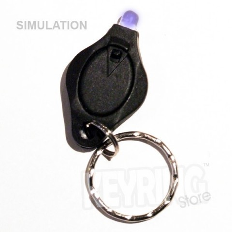 UV Ultraviolet LED torch keyring