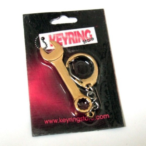 Gold-plated Spanner Keyring