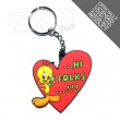 Tweety Pie PVC Keyring