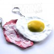 Fried Egg Keyring - FREE Bacon!