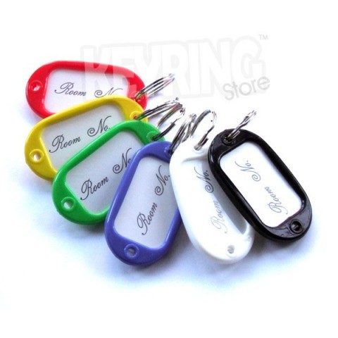 Hotel Room Key Tags - Pack of 6