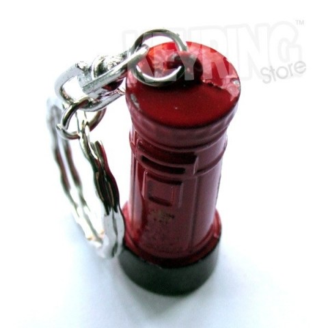 Red Post Letter Box Keyring