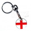 Trolley Coin Keyring - English Flag