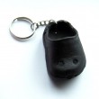 Black Shoe Clog Keyring