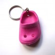 Rubbery Shoes Pink Keyring