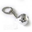 Premium Chrome Silver Mini Disco ball keyrings - pack 10