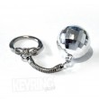 Premium Chrome Silver Mini Disco ball keyrings - pack 10