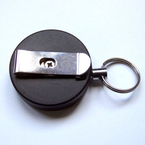 Retractable Recoil Belt Clip Keyring